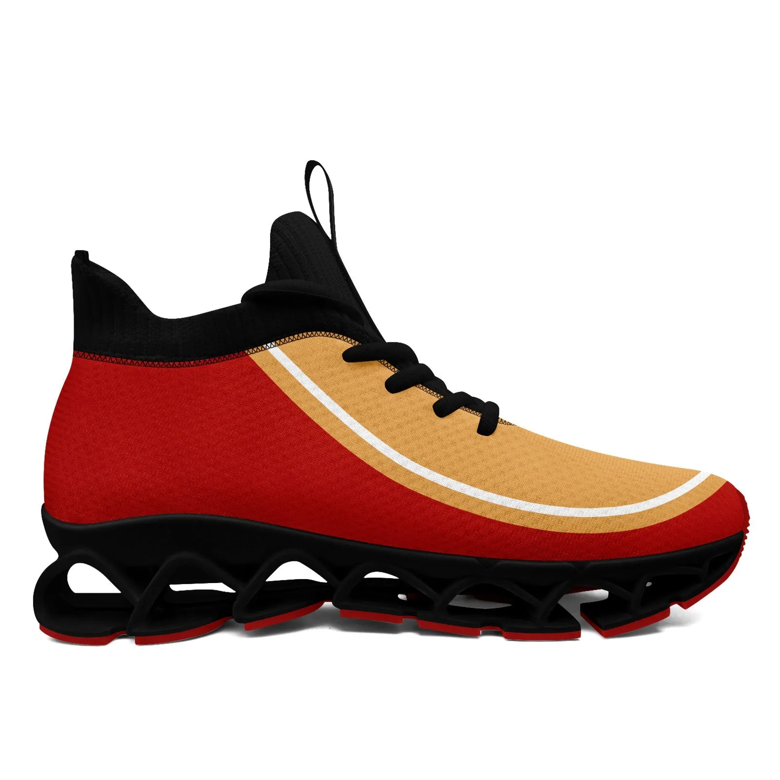 Corporate Gifts,Custom Red Yellow Maxsoul Shoes Personalized Sneaker FN030XD-D020388-11