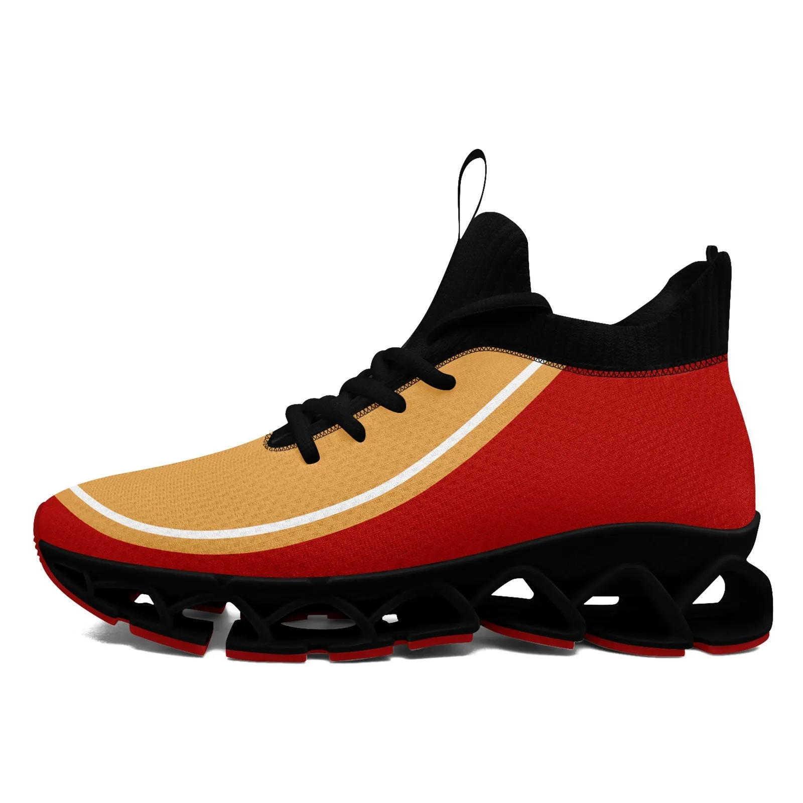 Corporate Gifts,Custom Red Yellow Maxsoul Shoes Personalized Sneaker FN030XD-D020388-11