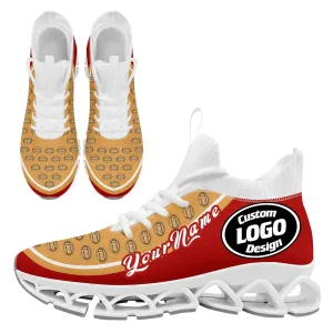 Corporate Gifts,Custom Red Yellow Maxsoul Shoes Personalized Sneaker FN030XD-D020388-11