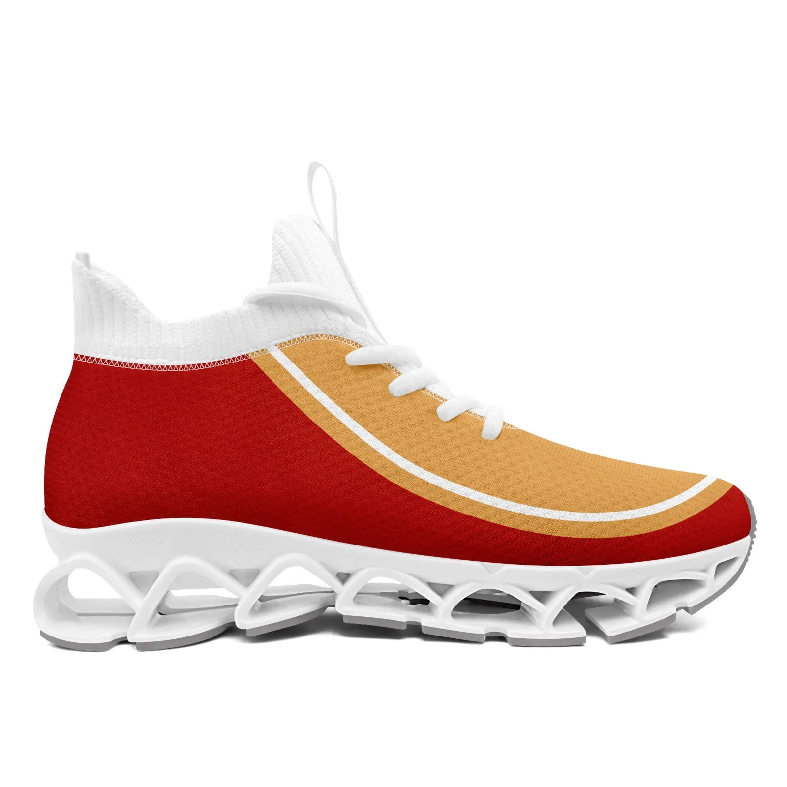 Corporate Gifts,Custom Red Yellow Maxsoul Shoes Personalized Sneaker FN030XD-D020388-11