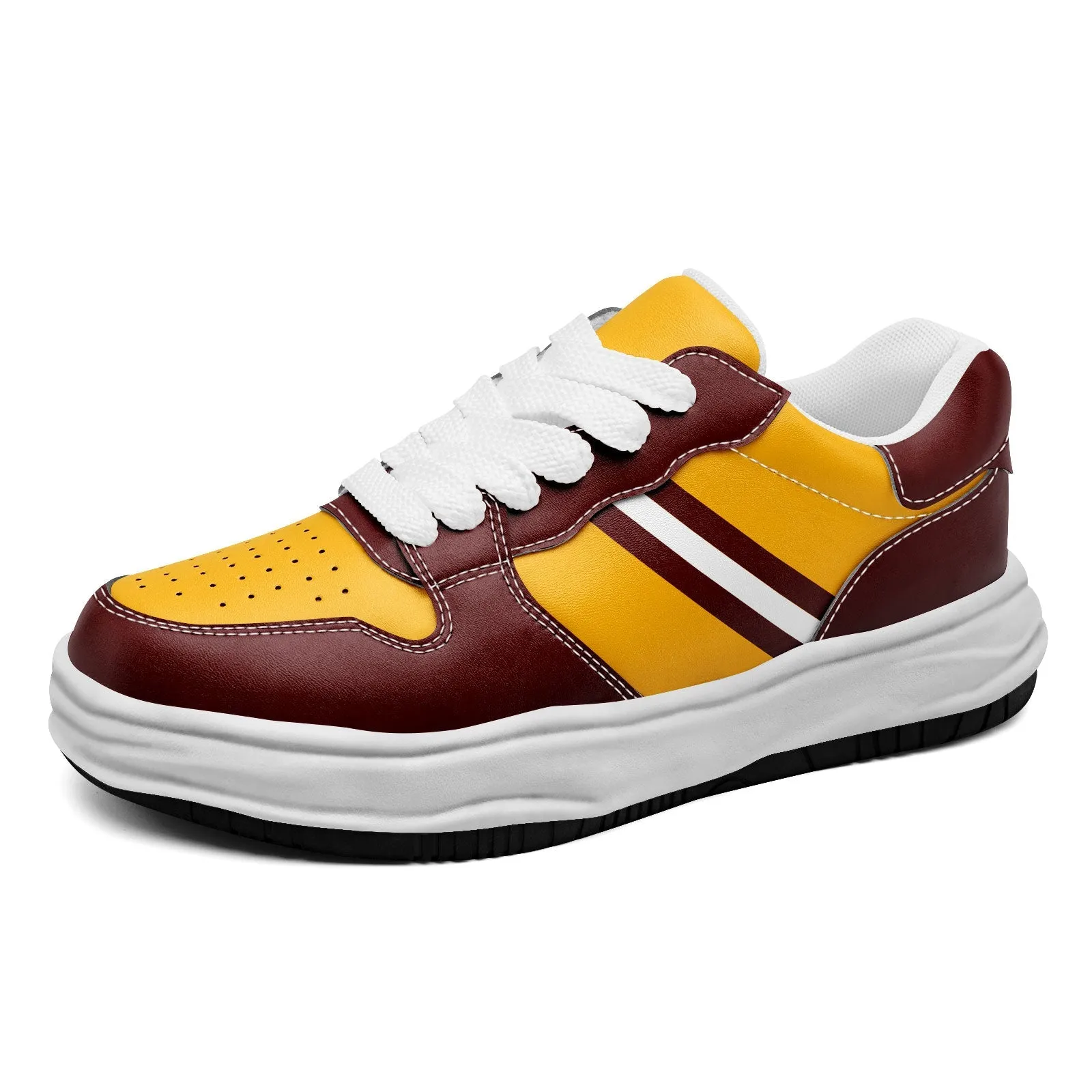 Corporate Gifts,Custom Red Yellow Washington Shoes Personalized Sneaker FN032-D020389-31