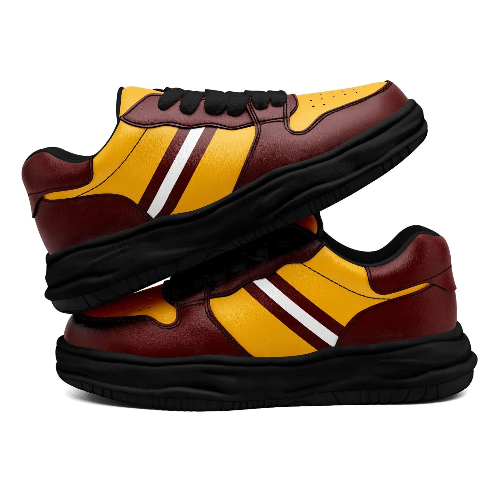 Corporate Gifts,Custom Red Yellow Washington Shoes Personalized Sneaker FN032-D020389-31