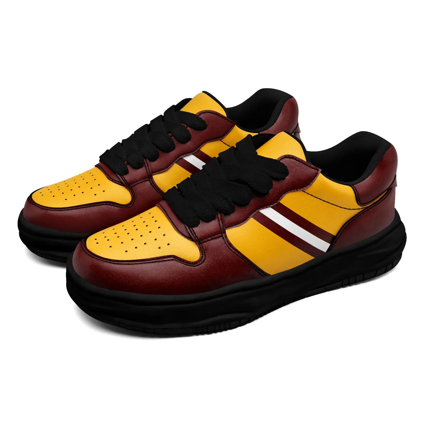 Corporate Gifts,Custom Red Yellow Washington Shoes Personalized Sneaker FN032-D020389-31