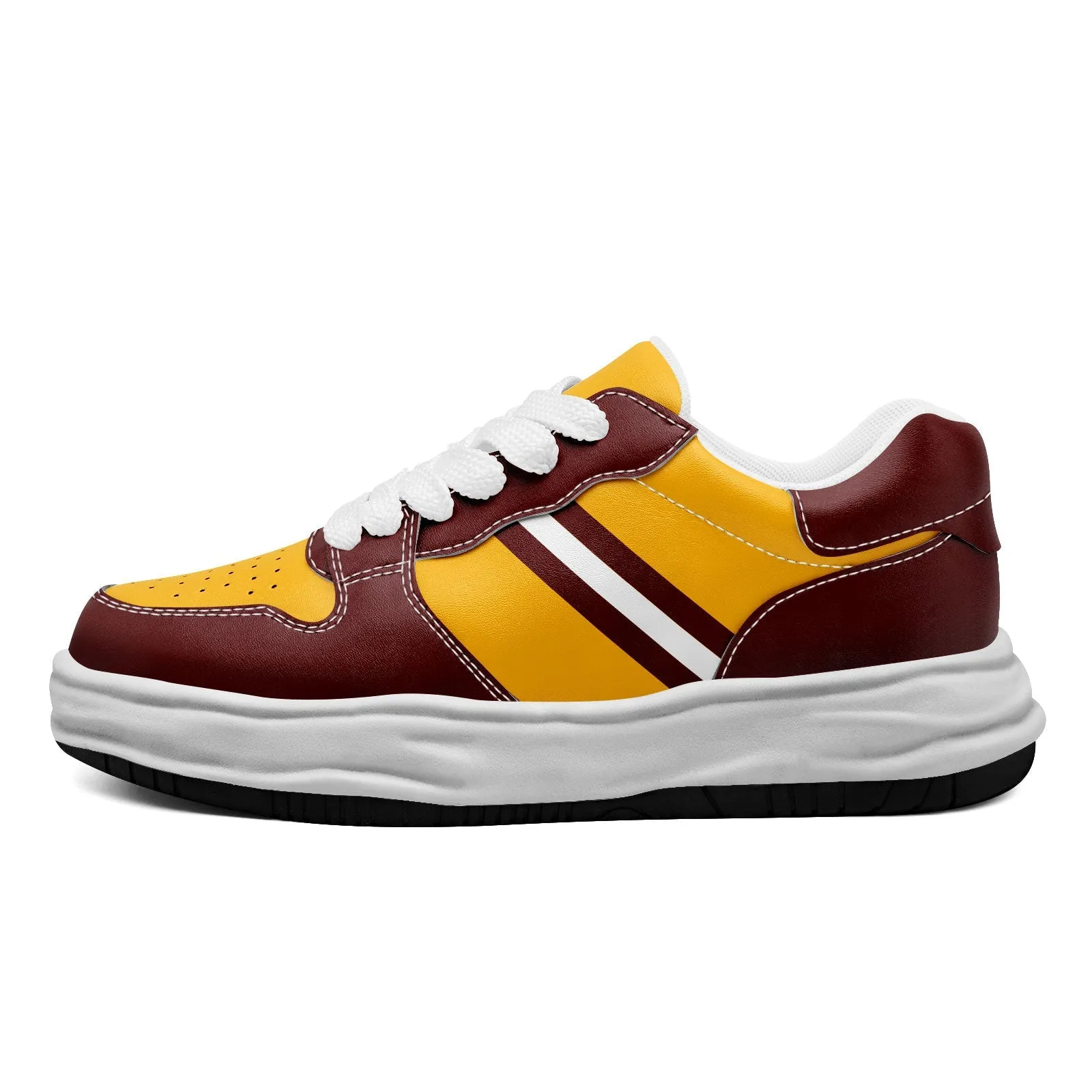 Corporate Gifts,Custom Red Yellow Washington Shoes Personalized Sneaker FN032-D020389-31