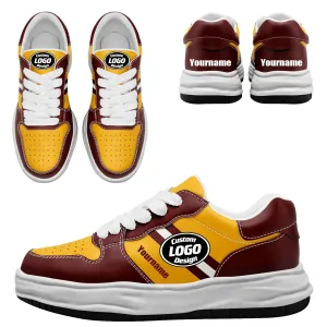 Corporate Gifts,Custom Red Yellow Washington Shoes Personalized Sneaker FN032-D020389-31