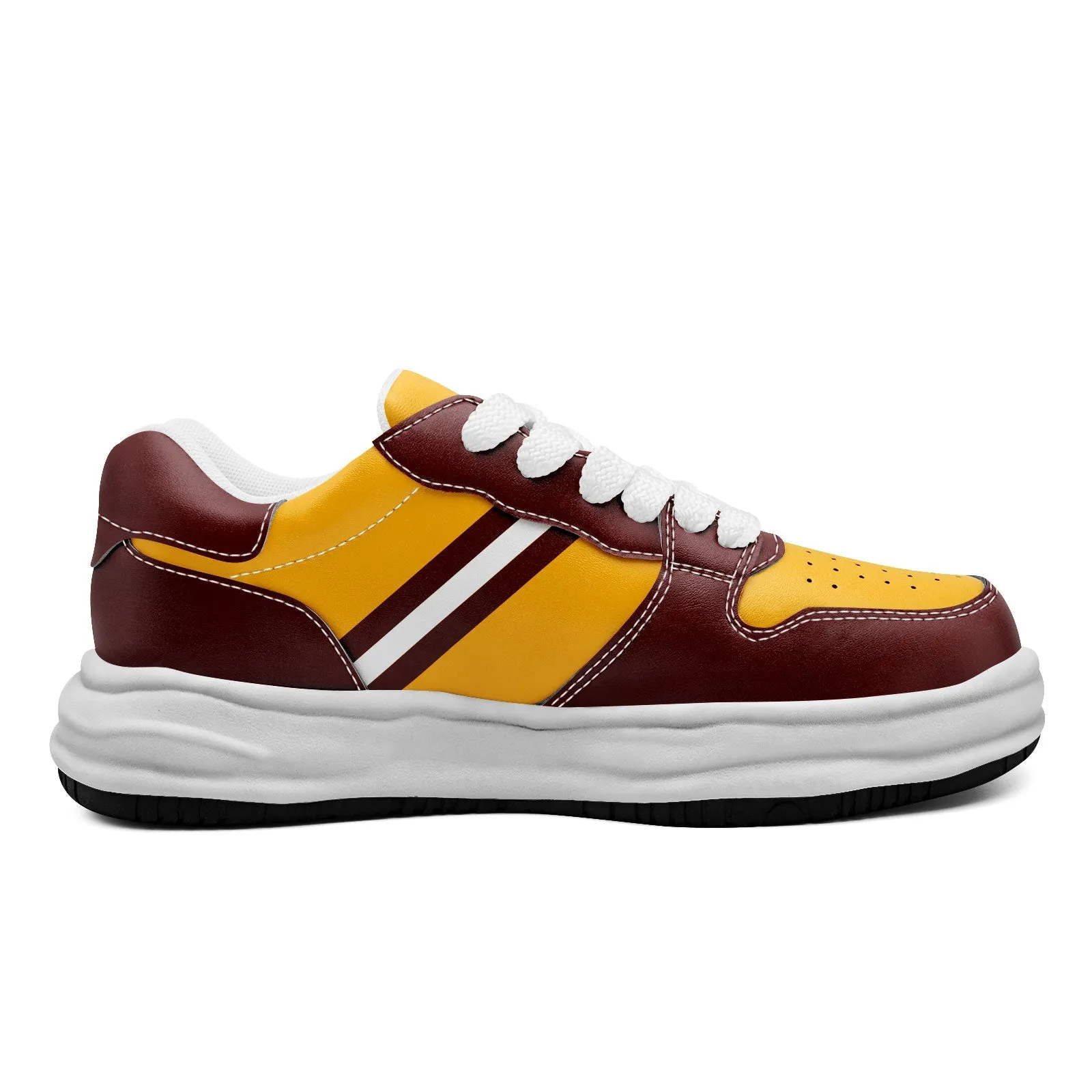 Corporate Gifts,Custom Red Yellow Washington Shoes Personalized Sneaker FN032-D020389-31