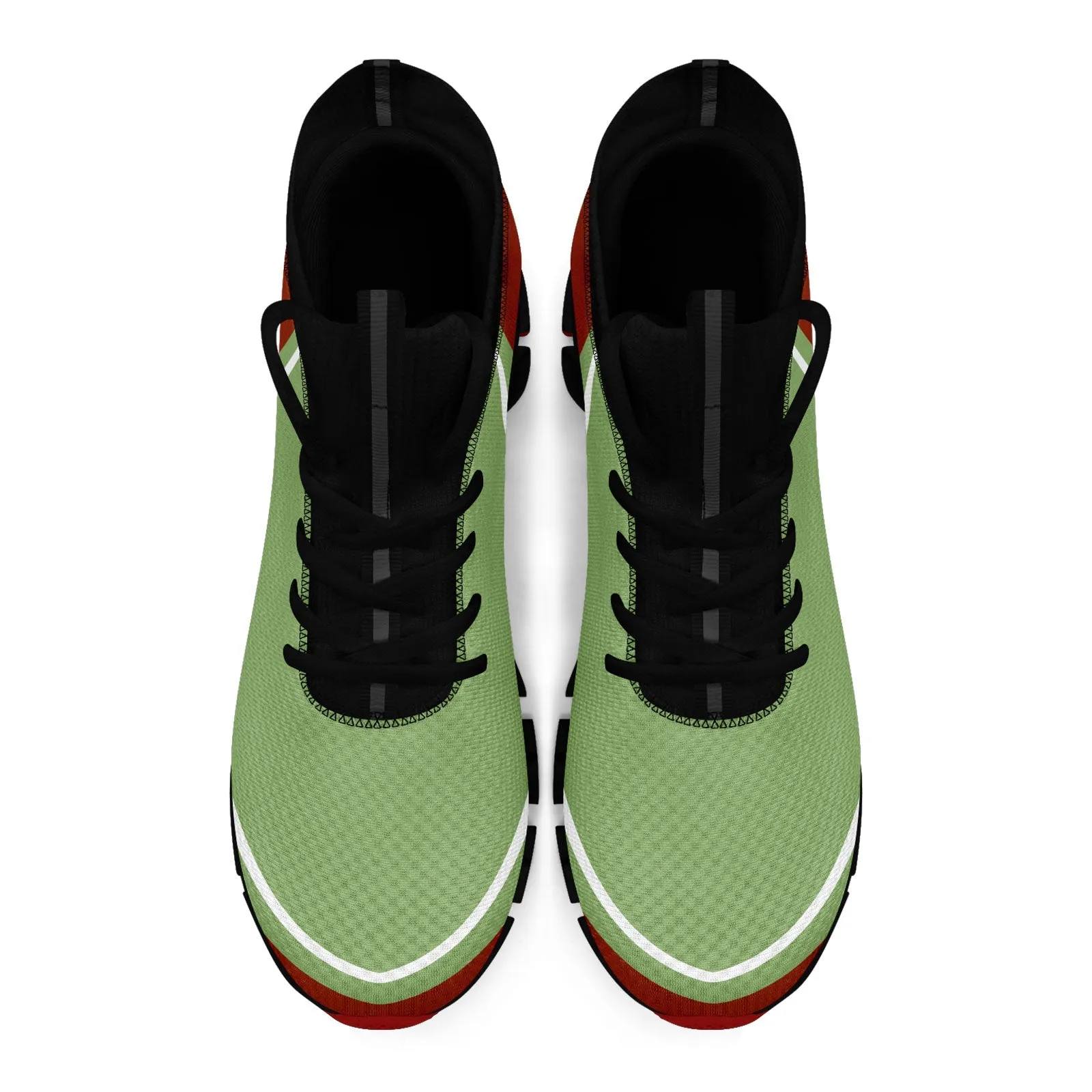Corporate Gifts,Custom Rust Red Green Maxsoul Shoes Personalized Sneaker FN030XD-D020388-23