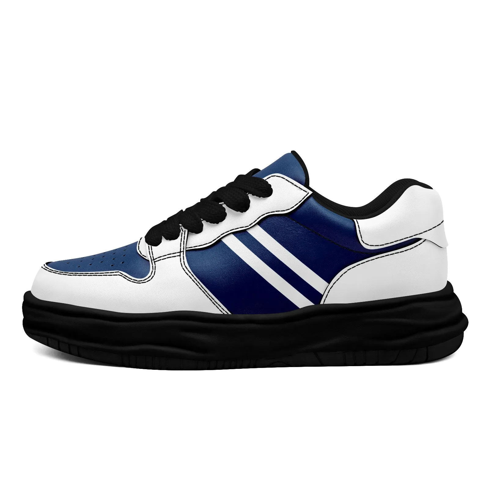 Corporate Gifts,Custom White Blue Indianapolis Shoes Personalized Sneaker FN032-D020389-14