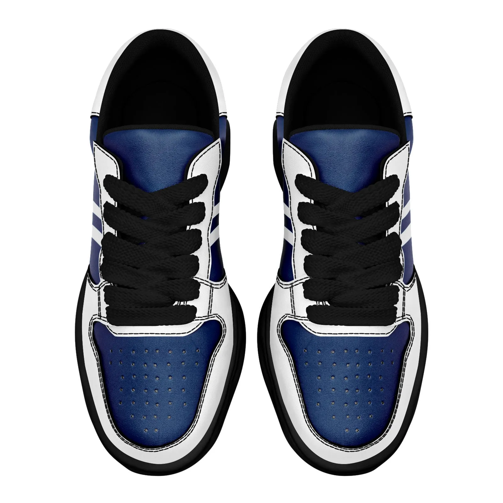 Corporate Gifts,Custom White Blue Indianapolis Shoes Personalized Sneaker FN032-D020389-14