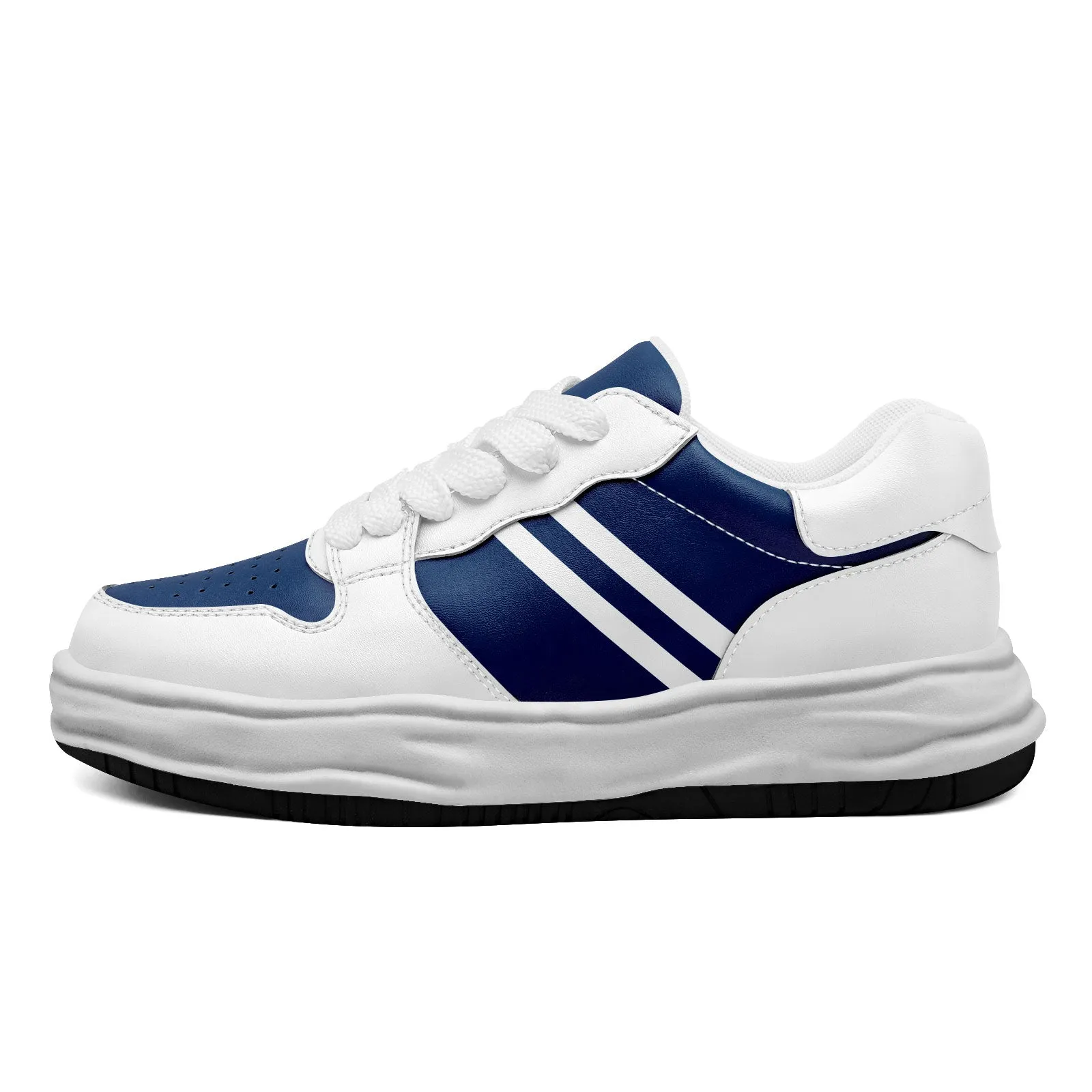 Corporate Gifts,Custom White Blue Indianapolis Shoes Personalized Sneaker FN032-D020389-14