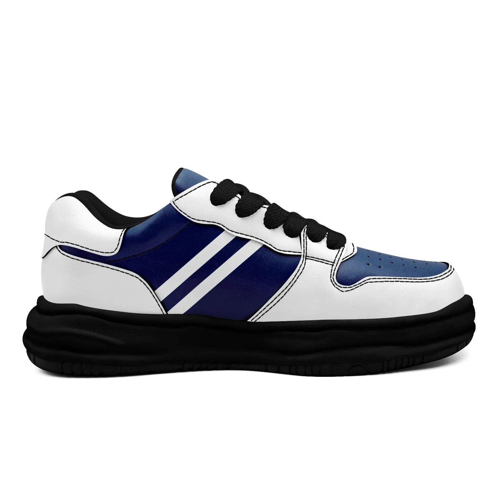 Corporate Gifts,Custom White Blue Indianapolis Shoes Personalized Sneaker FN032-D020389-14