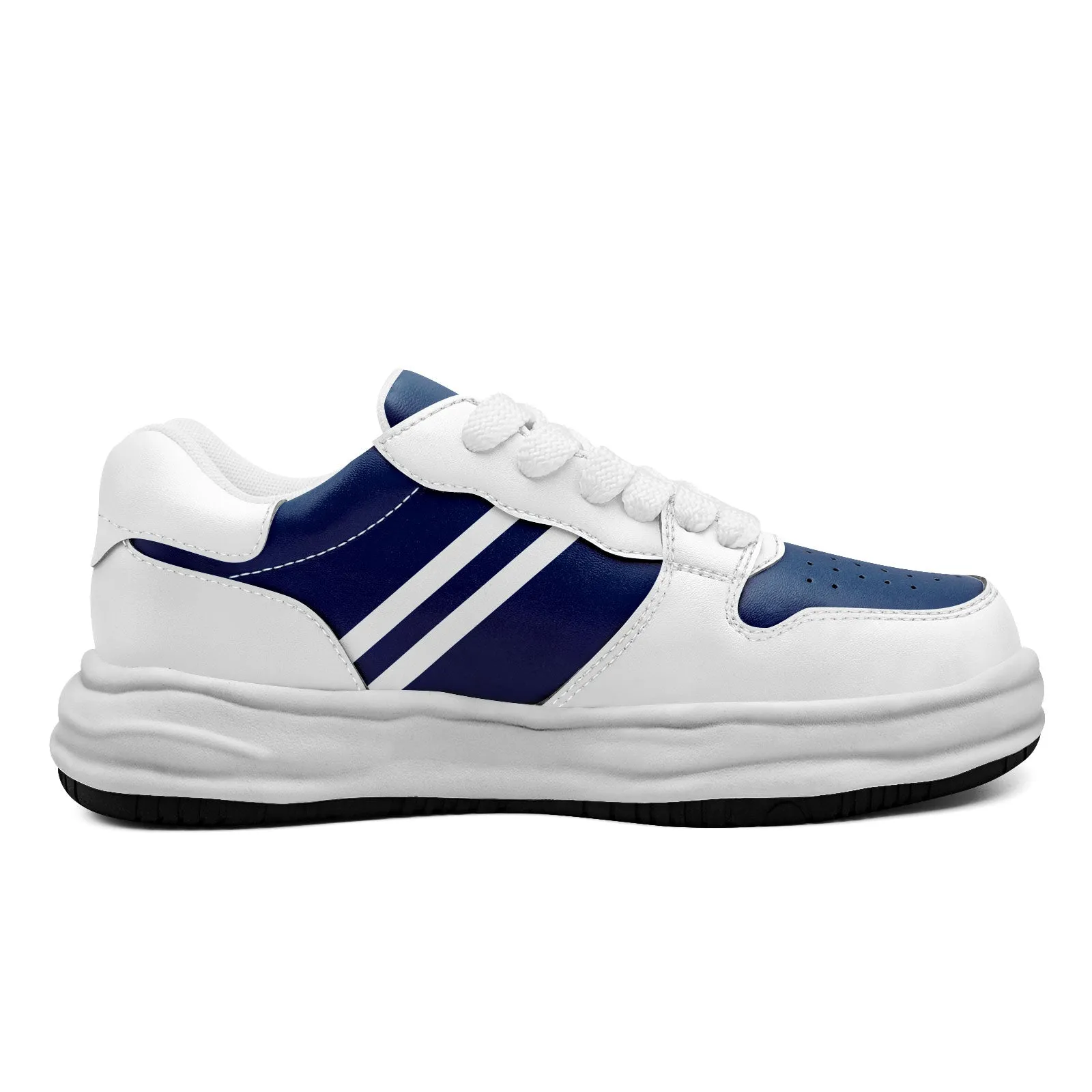 Corporate Gifts,Custom White Blue Indianapolis Shoes Personalized Sneaker FN032-D020389-14