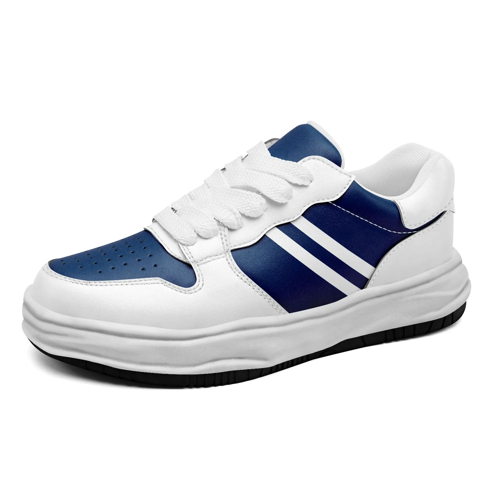 Corporate Gifts,Custom White Blue Indianapolis Shoes Personalized Sneaker FN032-D020389-14