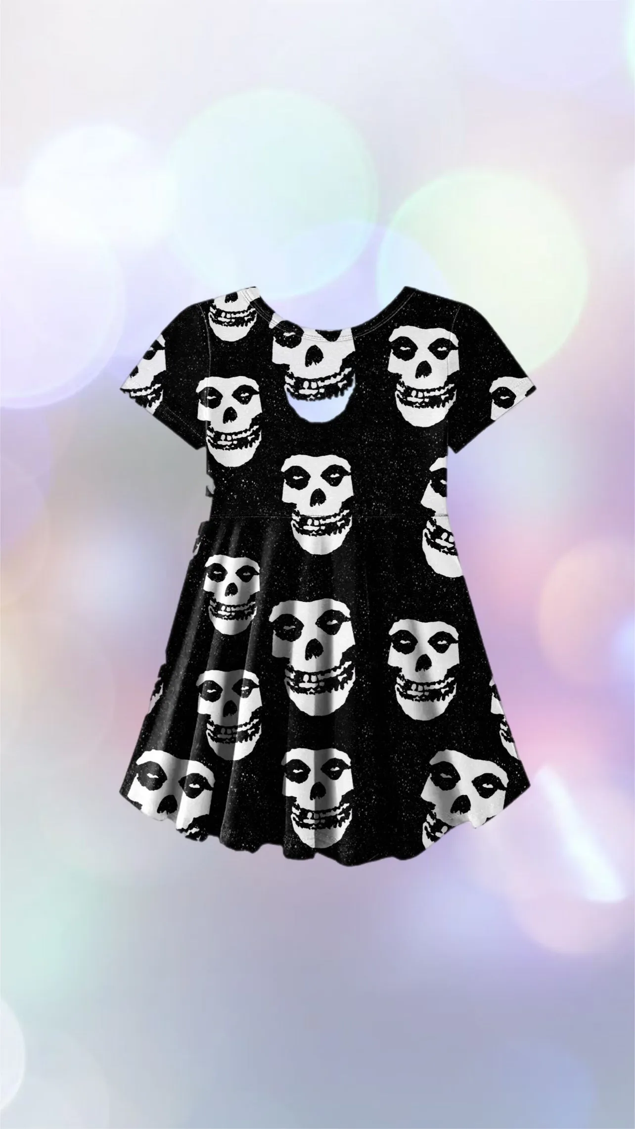Crimson Ghost Skater Dress