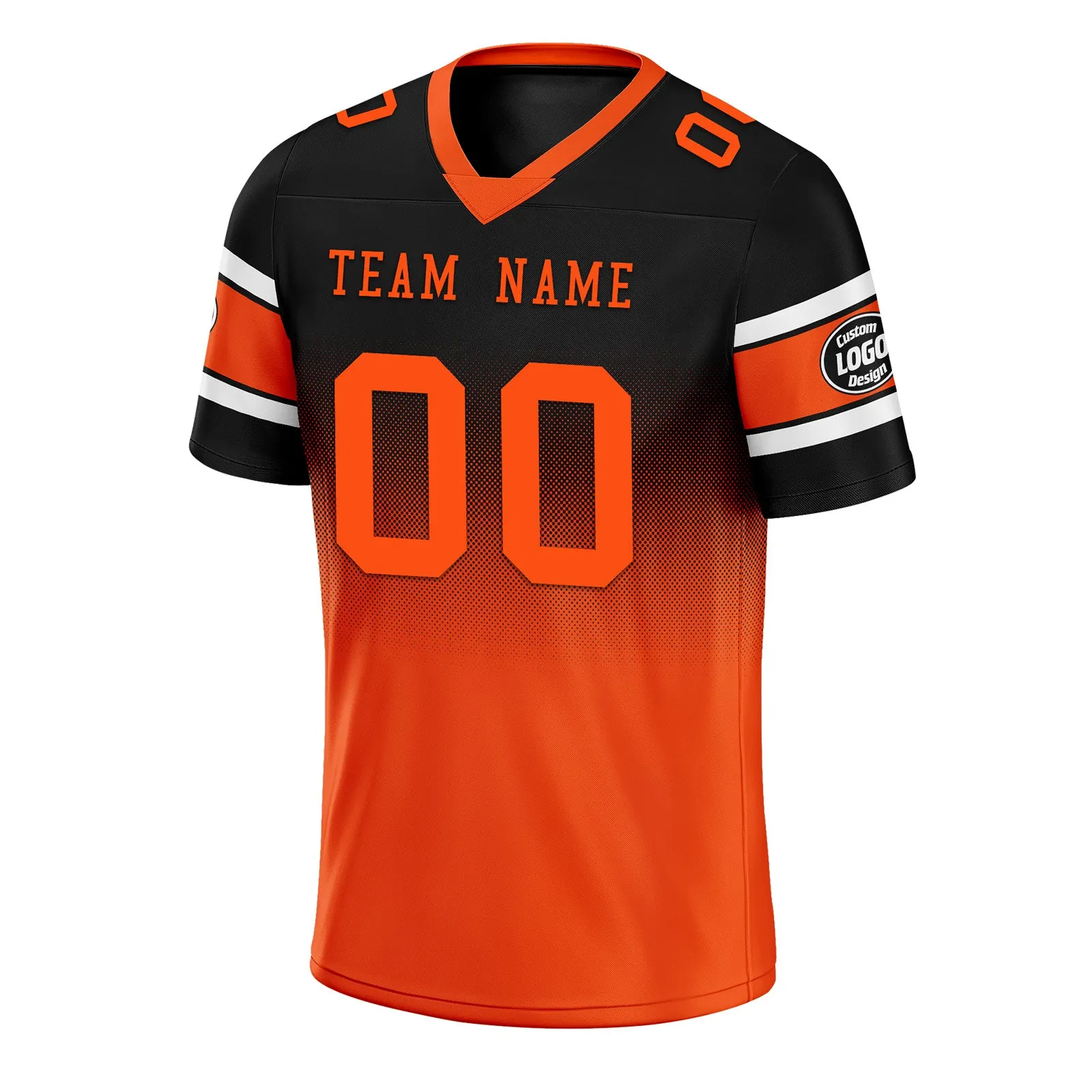 Custom Black Orange Cincinnati Football Jersey and Hat Combo Offer Personalized Combo ZH-D020326-6
