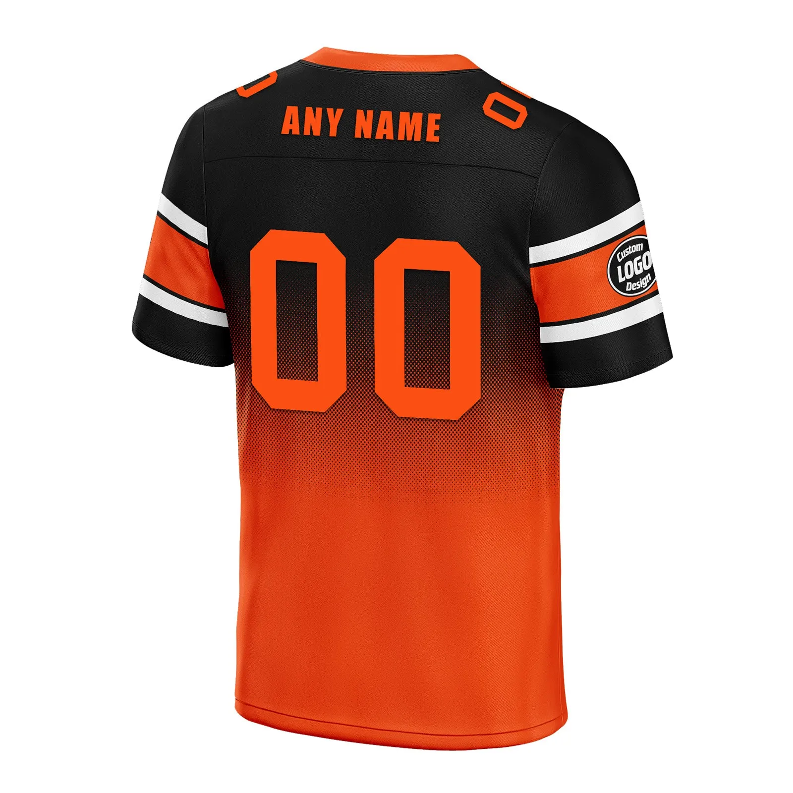 Custom Black Orange Cincinnati Football Jersey and Hat Combo Offer Personalized Combo ZH-D020326-6