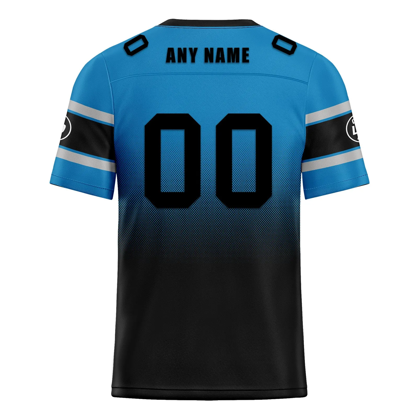 Custom Blue Black Carolina Football Jersey and Hat Combo Offer Personalized Combo ZH-D020326-5