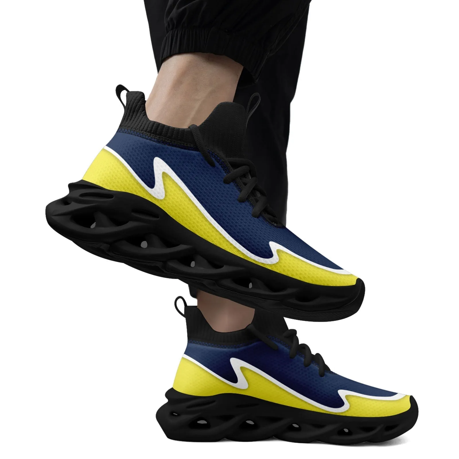 Custom Blue Green Maxsoul Shoes Personalized Sneaker FN030A-E020011-3