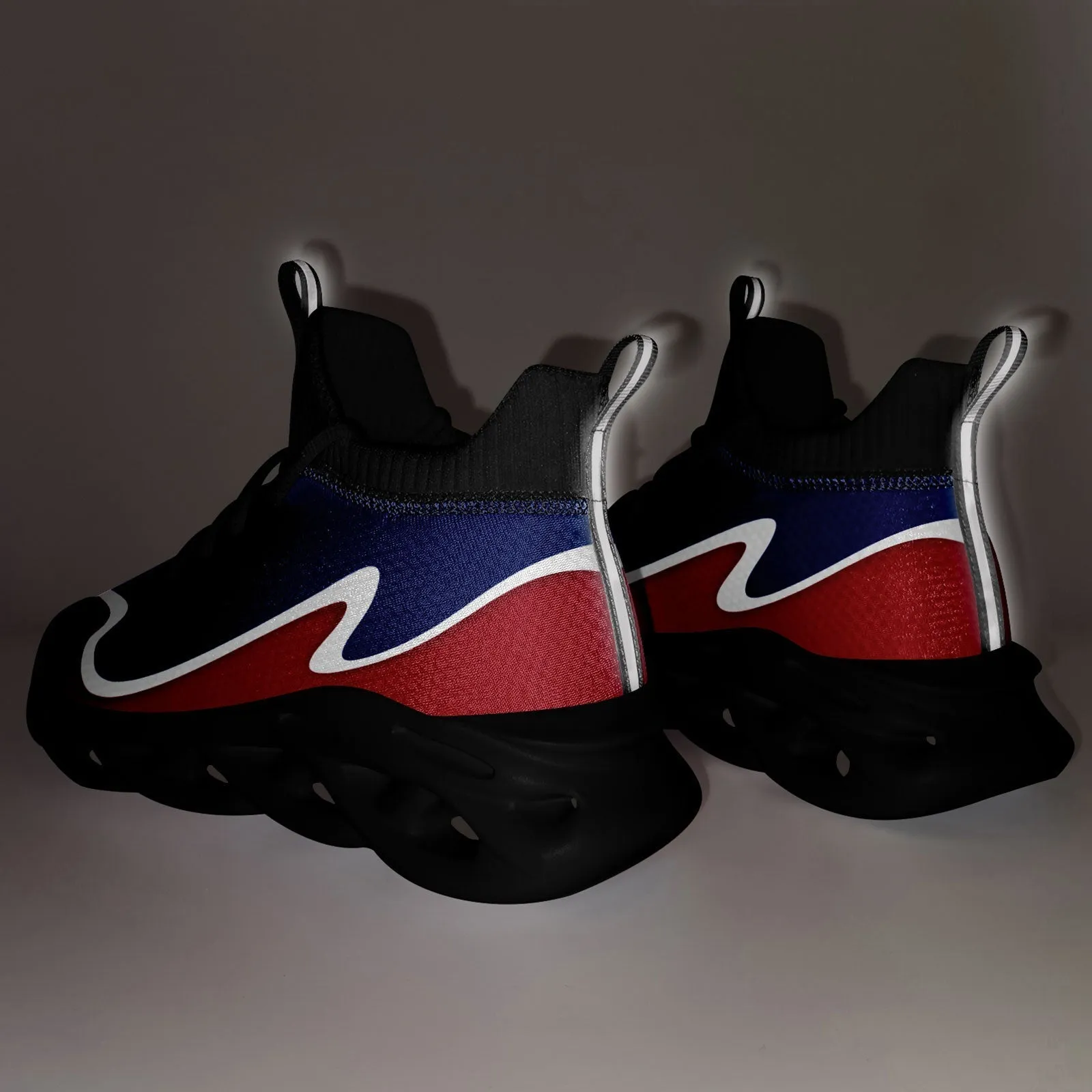 Custom Blue Red Maxsoul Shoes Personalized Sneaker FN030A-E020011-17