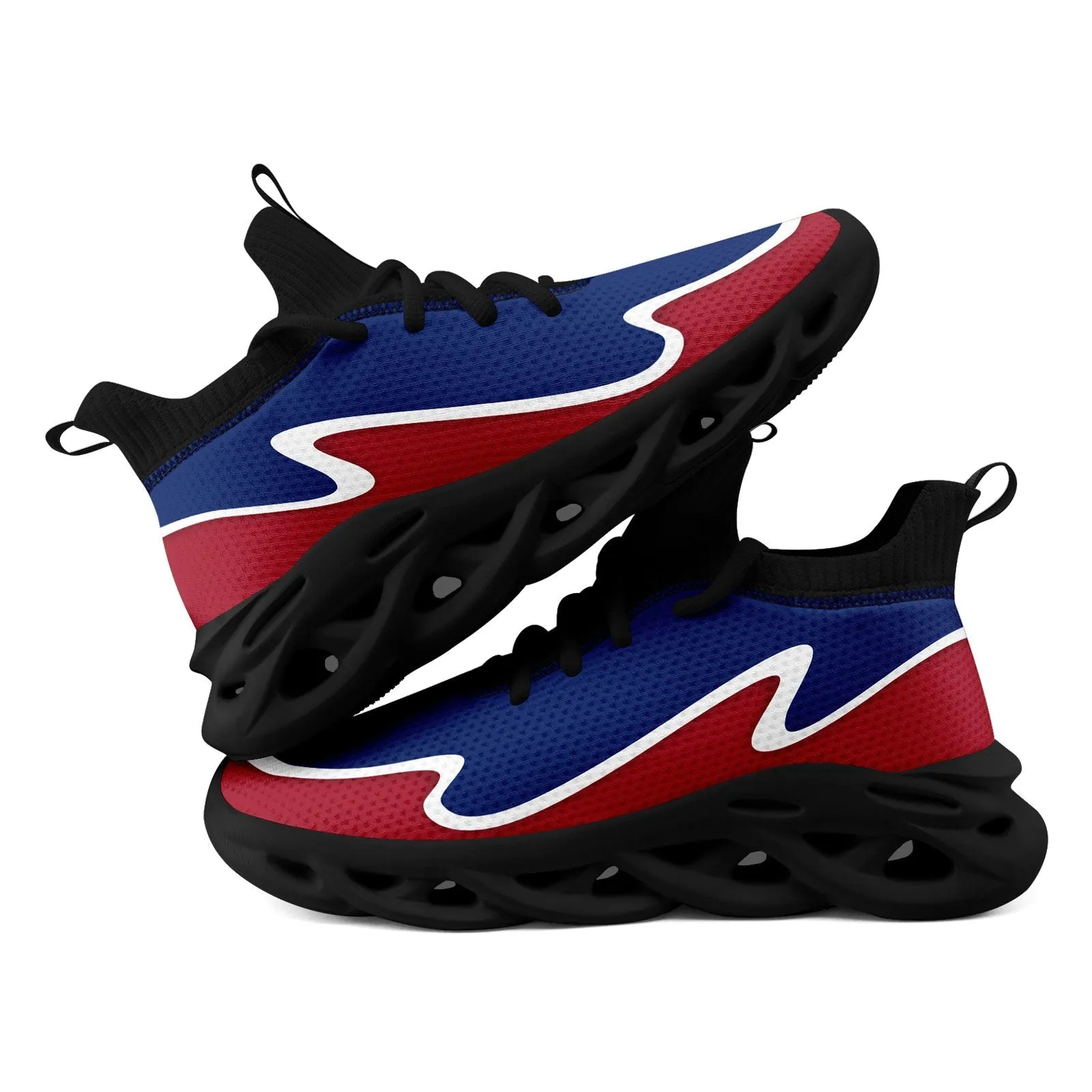 Custom Blue Red Maxsoul Shoes Personalized Sneaker FN030A-E020011-17