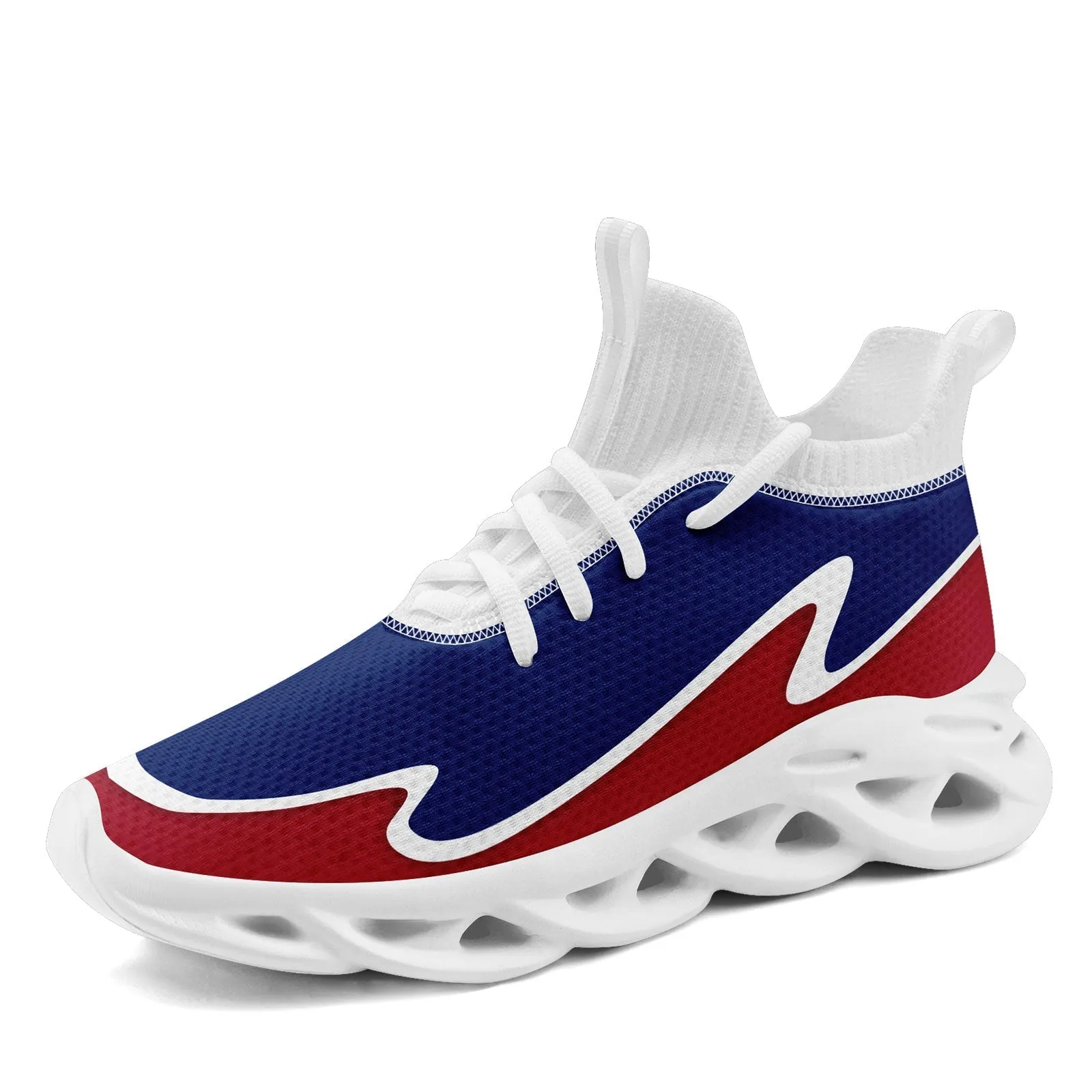 Custom Blue Red Maxsoul Shoes Personalized Sneaker FN030A-E020011-17