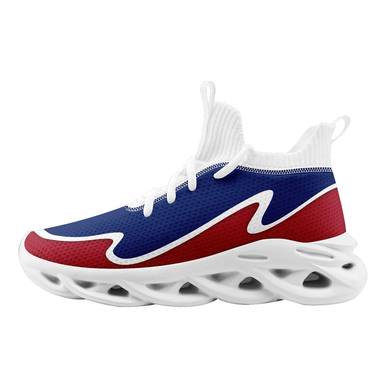 Custom Blue Red Maxsoul Shoes Personalized Sneaker FN030A-E020011-17