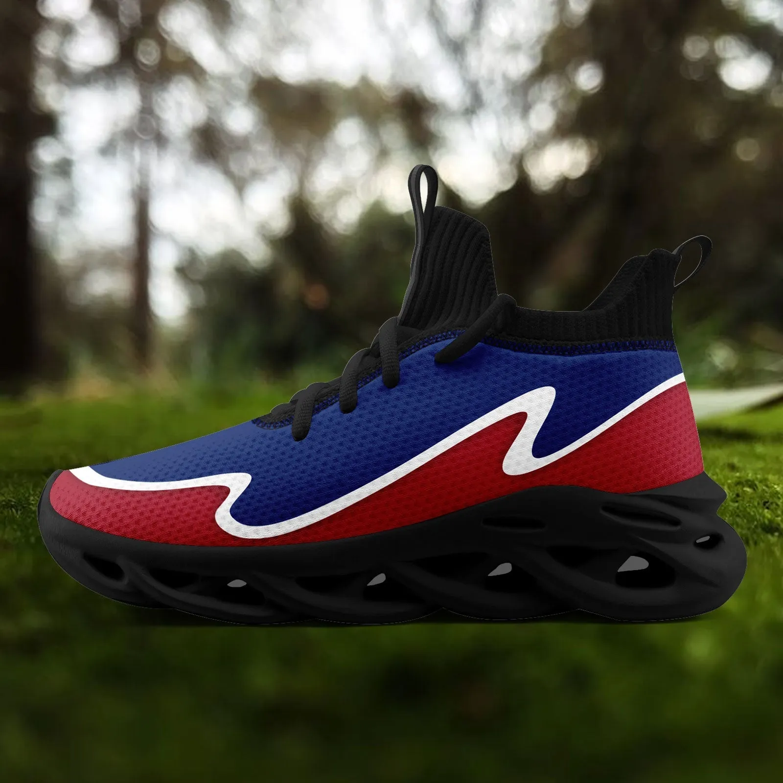 Custom Blue Red Maxsoul Shoes Personalized Sneaker FN030A-E020011-17