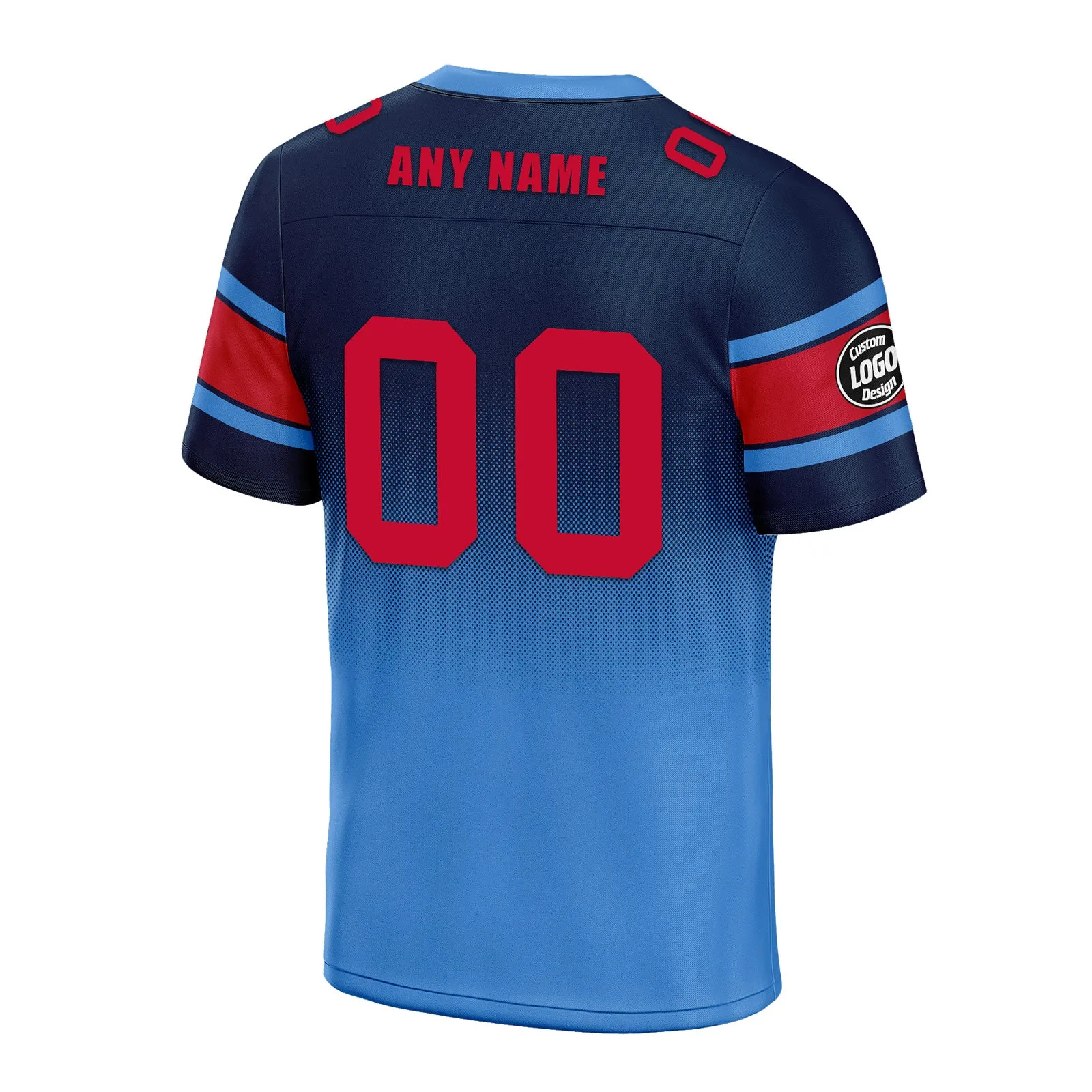 Custom Blue Tennessee Football Jersey and Hat Combo Offer Personalized Combo ZH-D020326-32