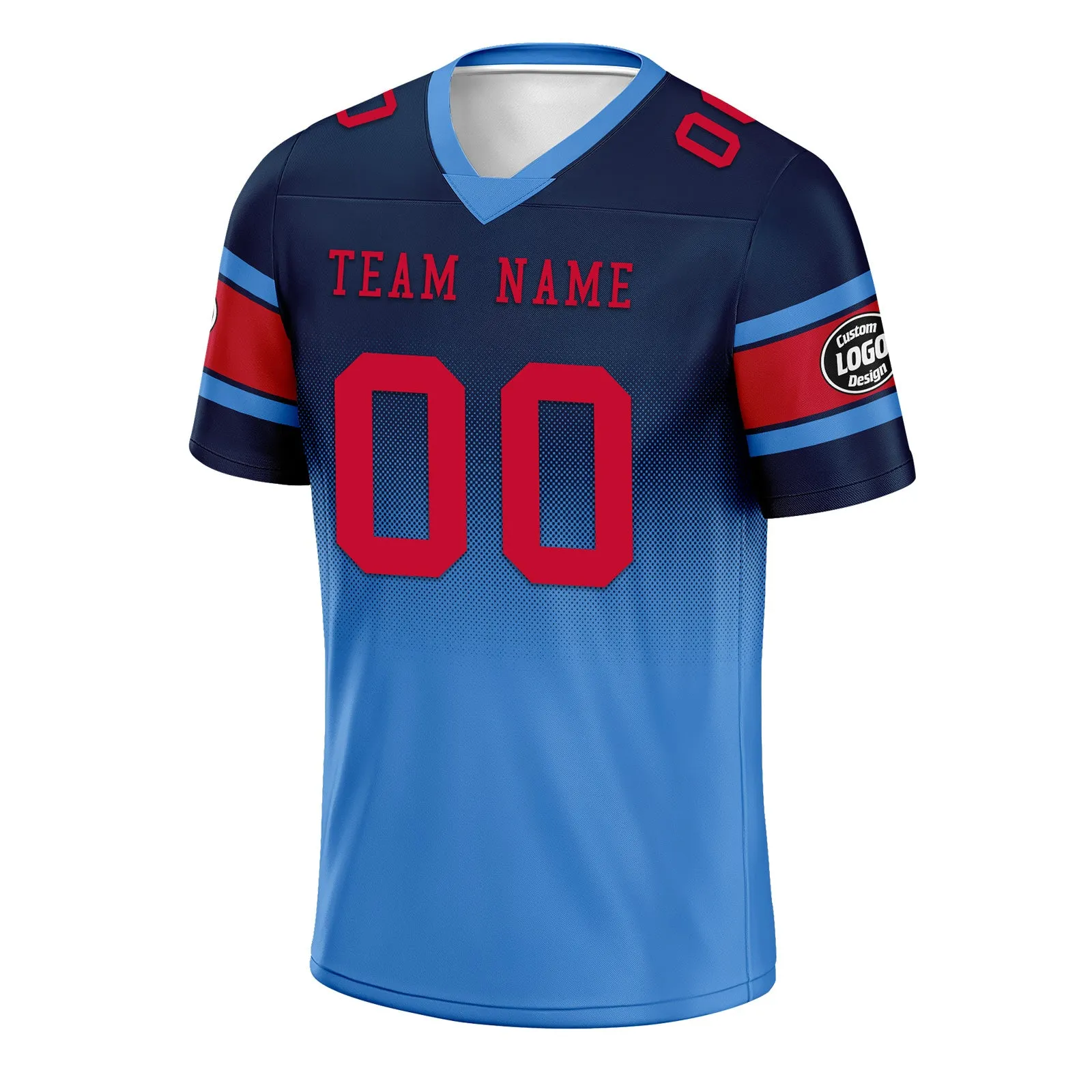 Custom Blue Tennessee Football Jersey and Hat Combo Offer Personalized Combo ZH-D020326-32