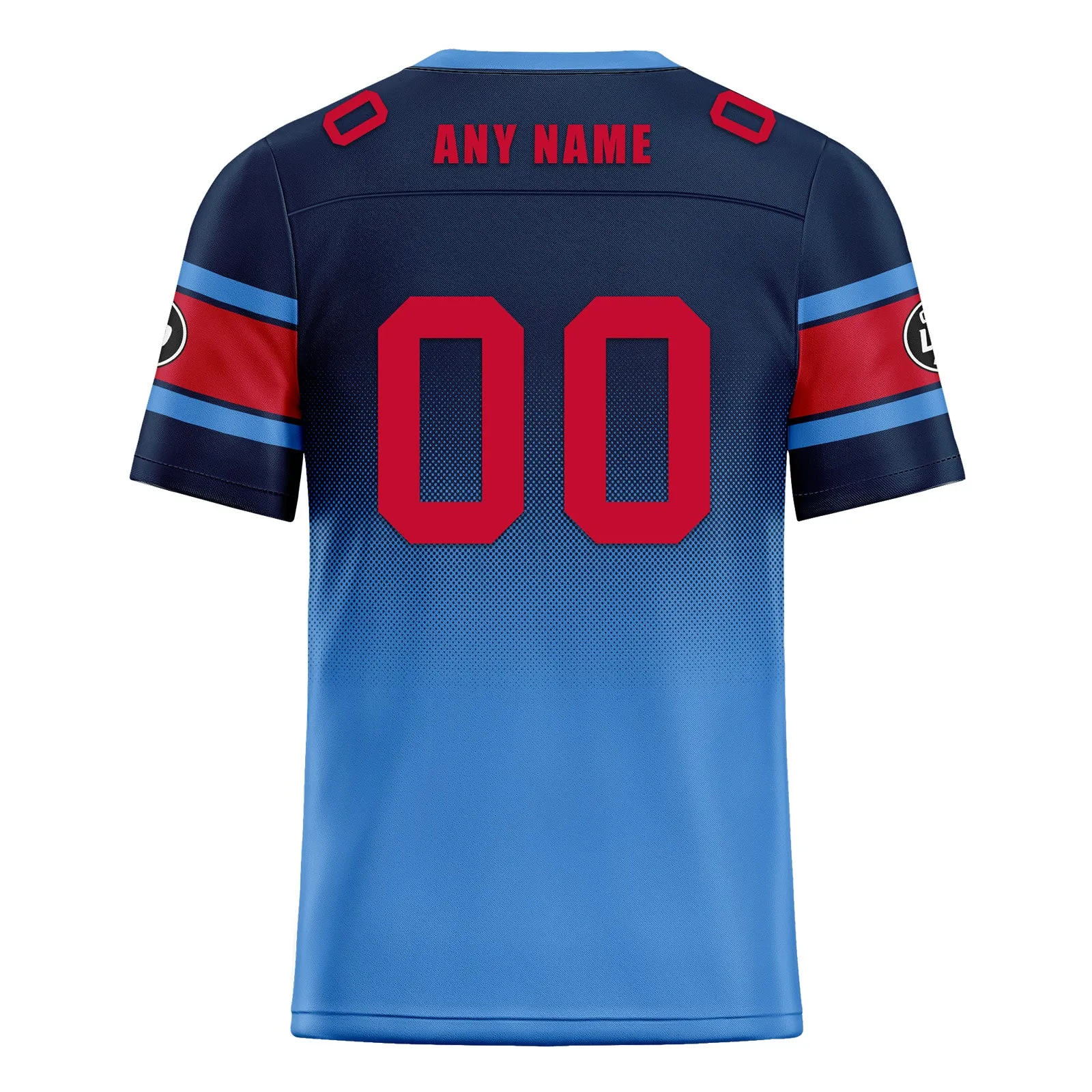 Custom Blue Tennessee Football Jersey and Hat Combo Offer Personalized Combo ZH-D020326-32