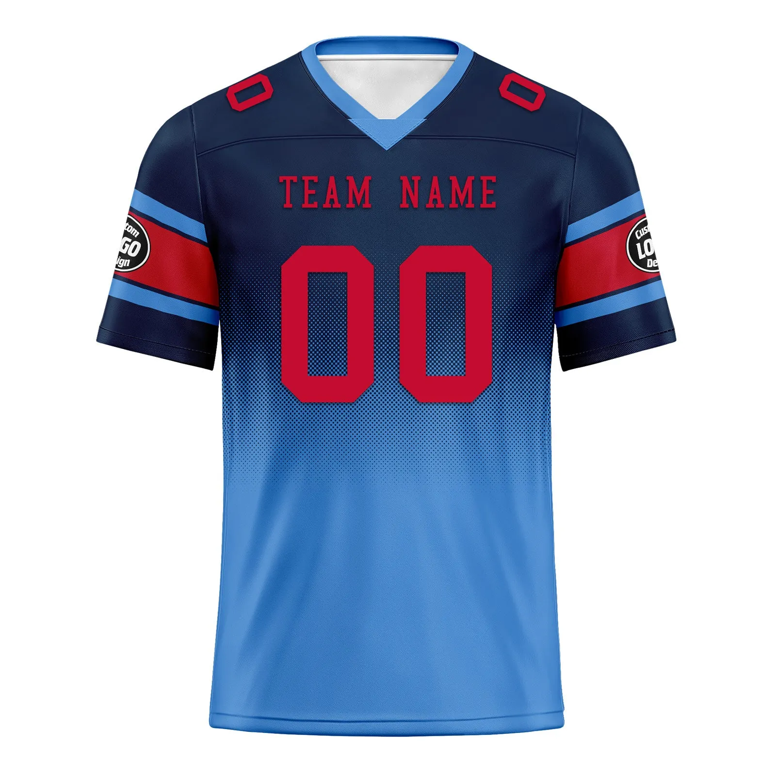 Custom Blue Tennessee Football Jersey and Hat Combo Offer Personalized Combo ZH-D020326-32