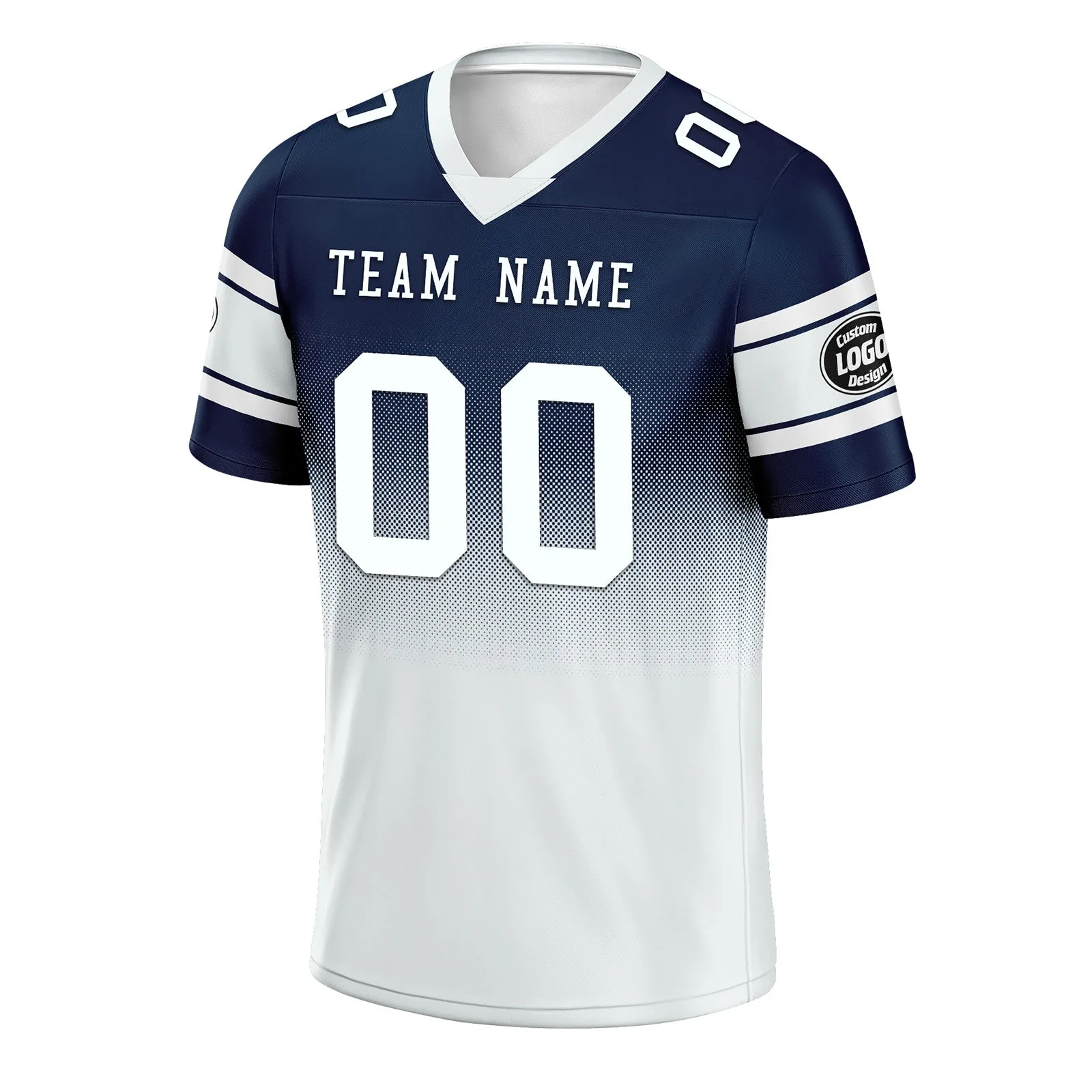 Custom Blue White Dallas Football Jersey and Hat Combo Offer Personalized Combo ZH-D020326-9