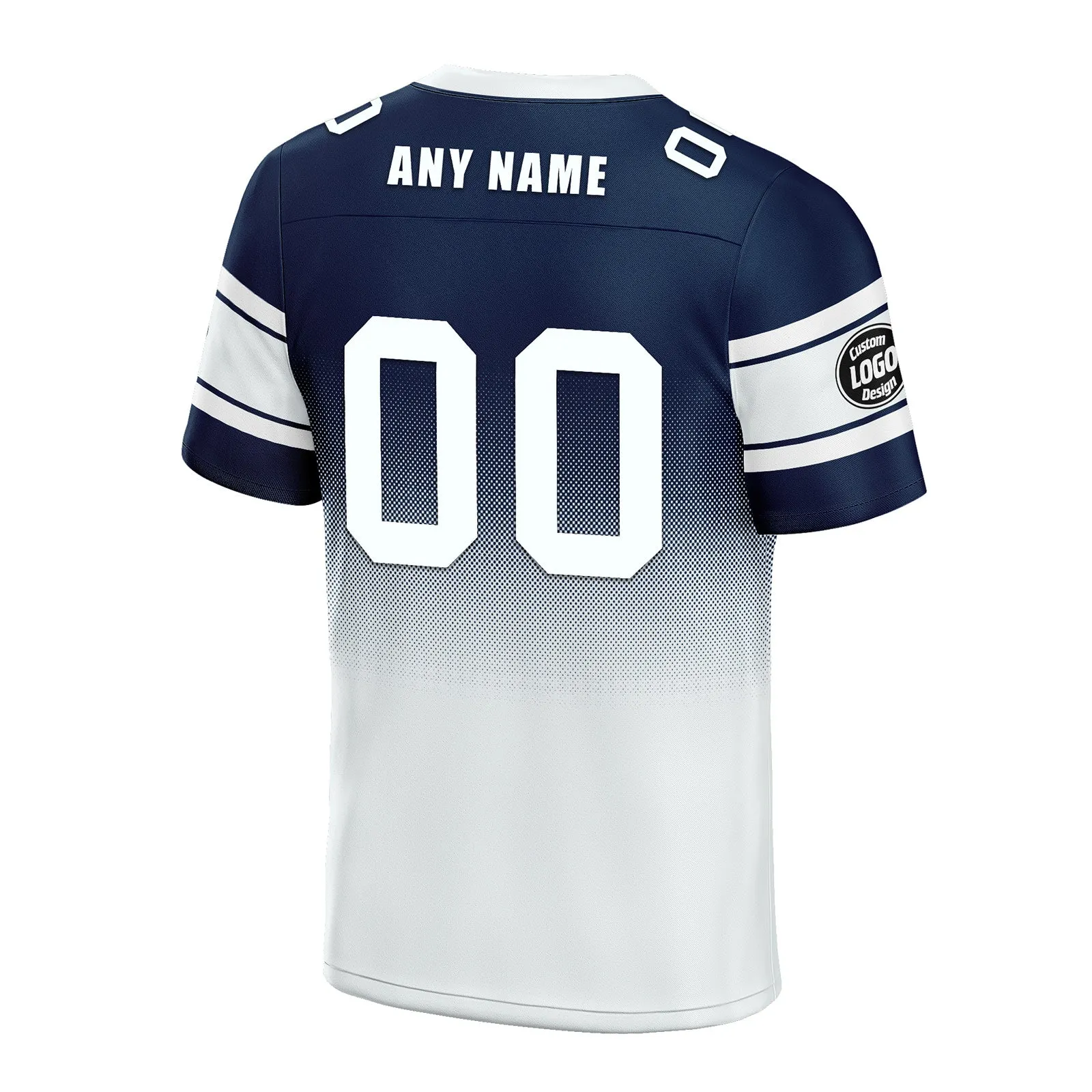Custom Blue White Dallas Football Jersey and Hat Combo Offer Personalized Combo ZH-D020326-9
