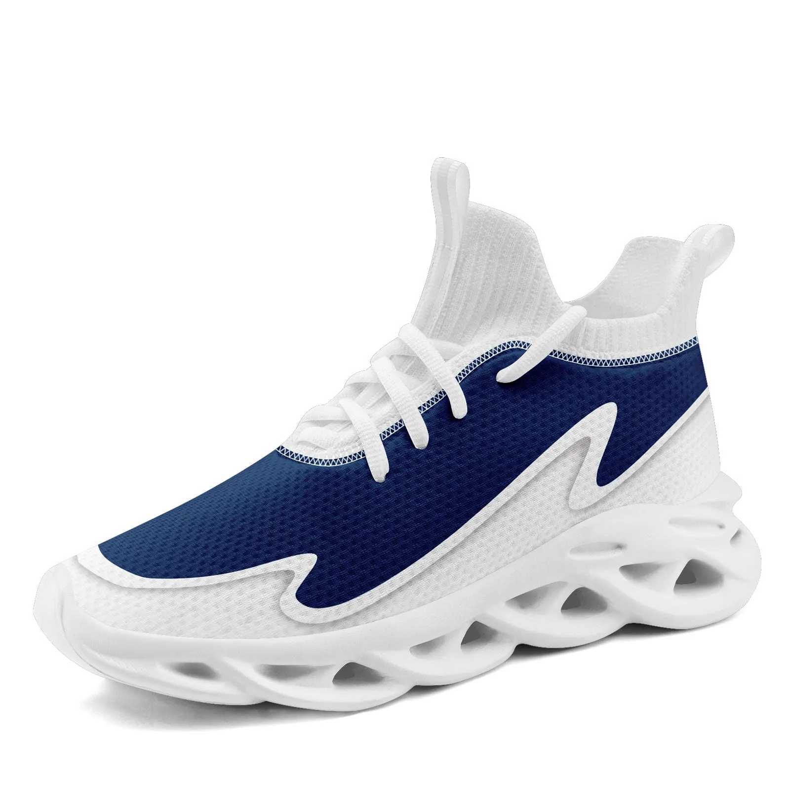 Custom Blue White Maxsoul Shoes Personalized Sneaker FN030A-E020011-20