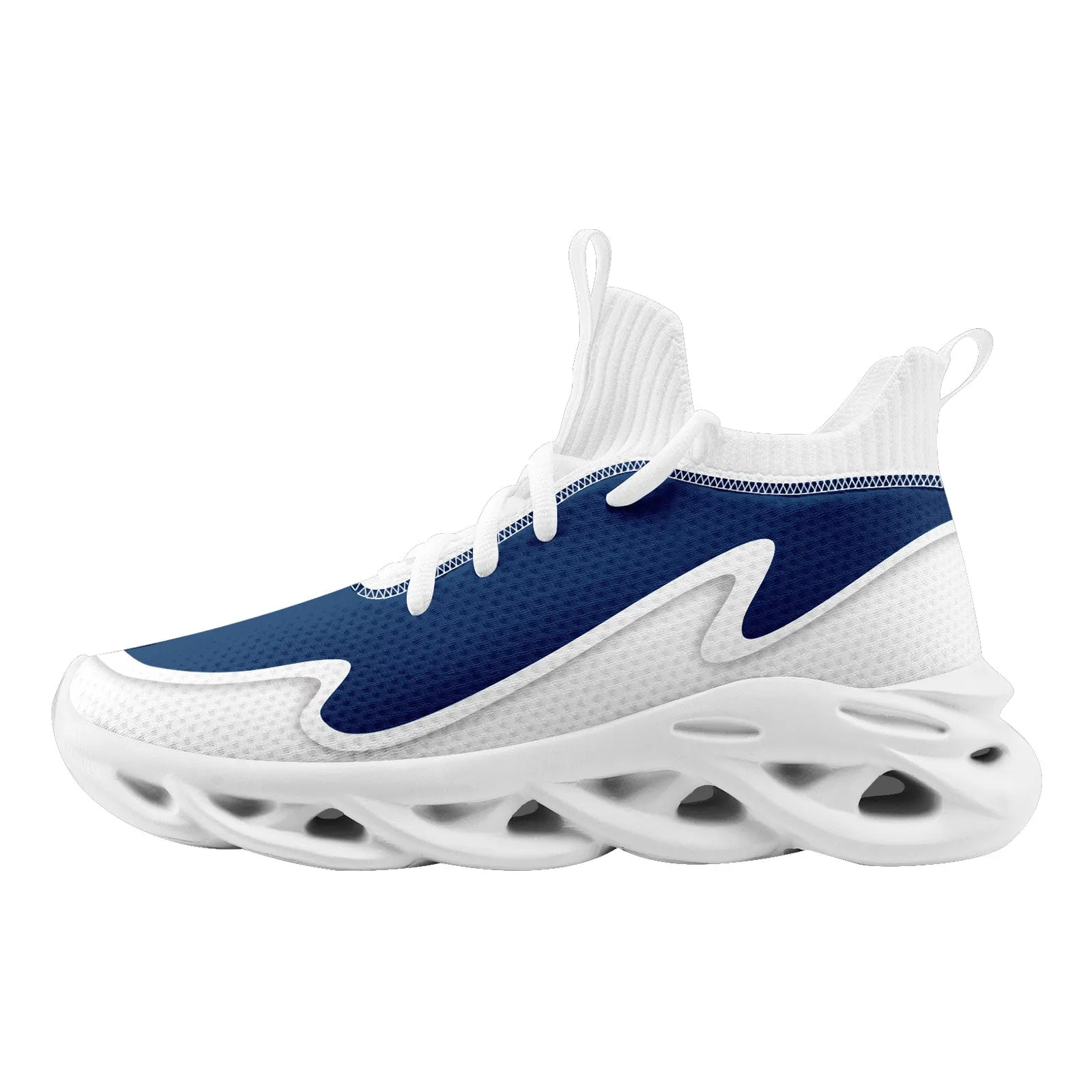 Custom Blue White Maxsoul Shoes Personalized Sneaker FN030A-E020011-20