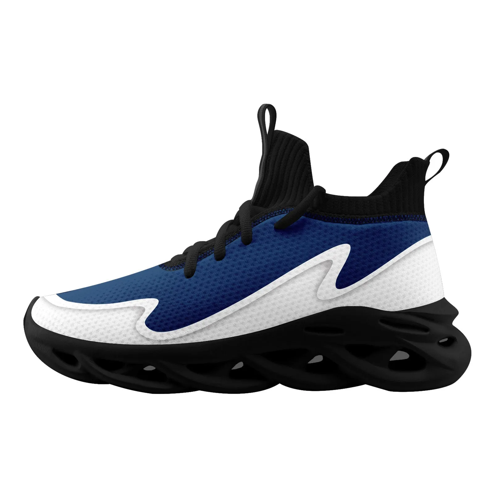Custom Blue White Maxsoul Shoes Personalized Sneaker FN030A-E020011-20