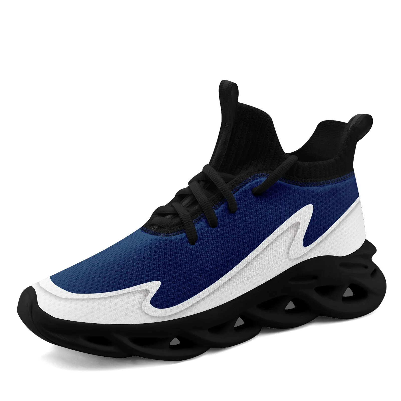Custom Blue White Maxsoul Shoes Personalized Sneaker FN030A-E020011-20