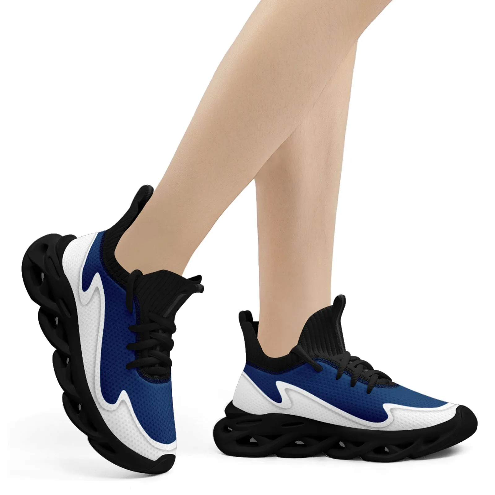 Custom Blue White Maxsoul Shoes Personalized Sneaker FN030A-E020011-20