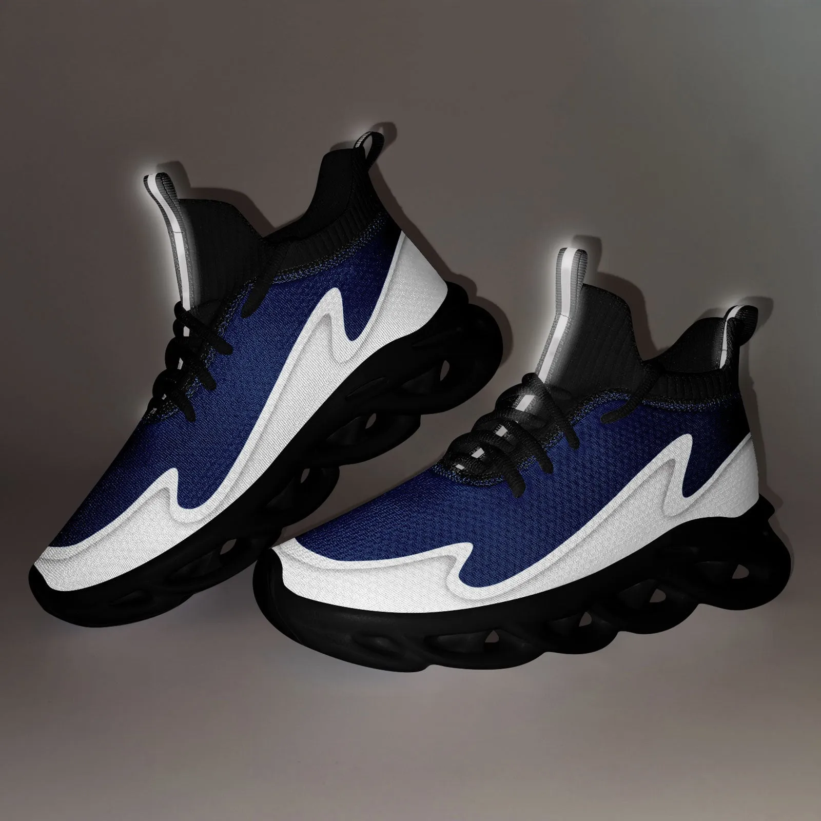 Custom Blue White Maxsoul Shoes Personalized Sneaker FN030A-E020011-20