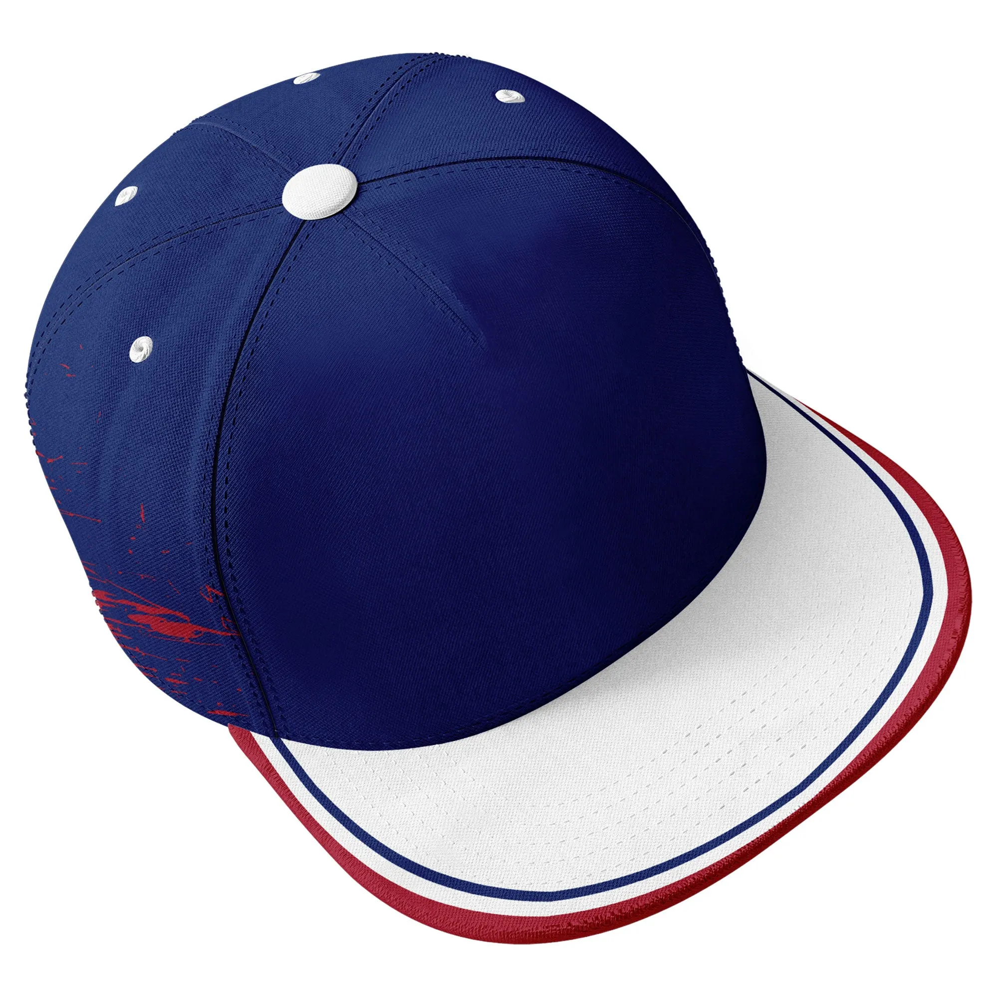 Custom Blue White New York Football Jersey and Hat Combo Offer Personalized Combo ZH-D020326-21