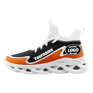 Custom Dark Gray Orange Maxsoul Shoes Personalized Sneaker FN030A-E020011-6