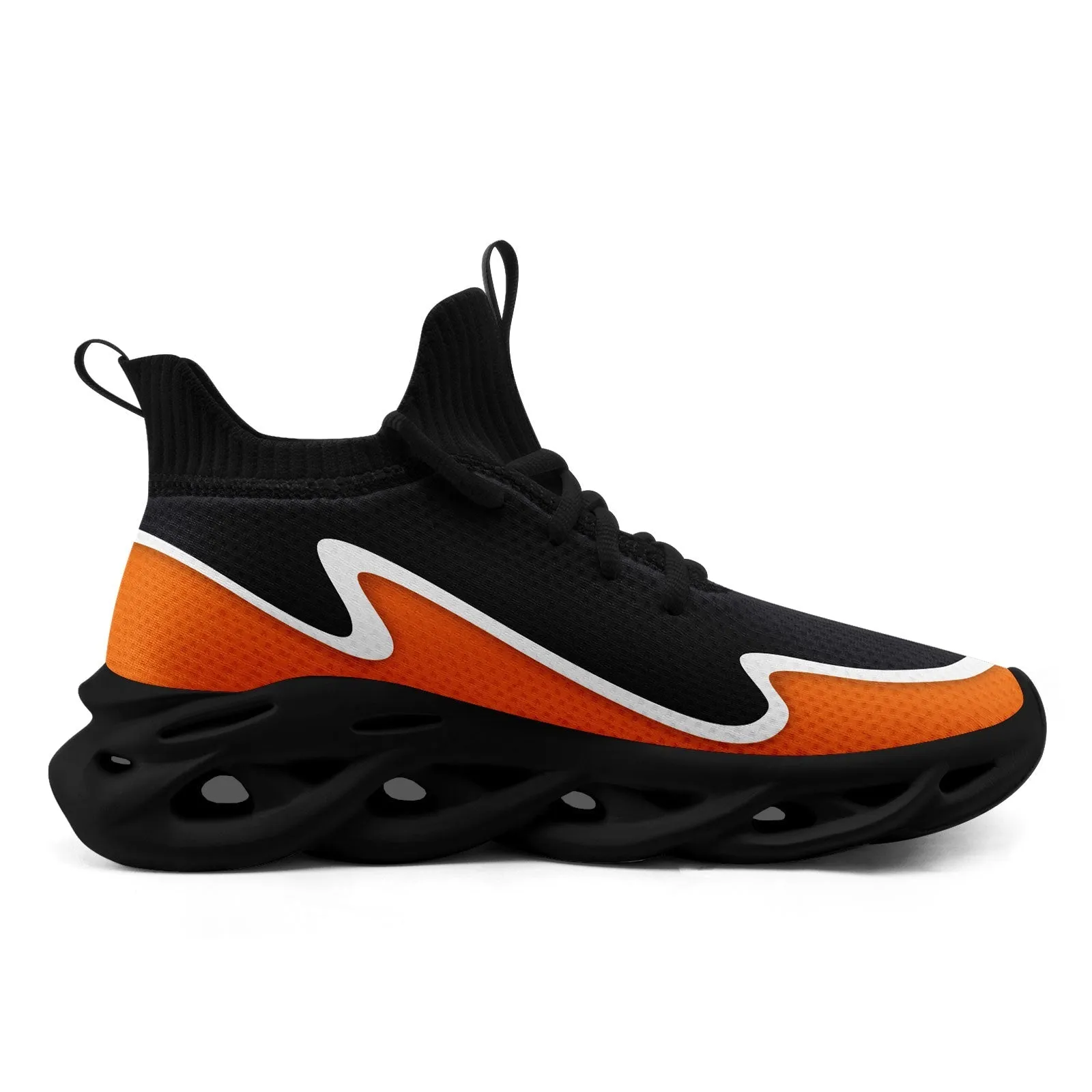 Custom Dark Gray Orange Maxsoul Shoes Personalized Sneaker FN030A-E020011-6