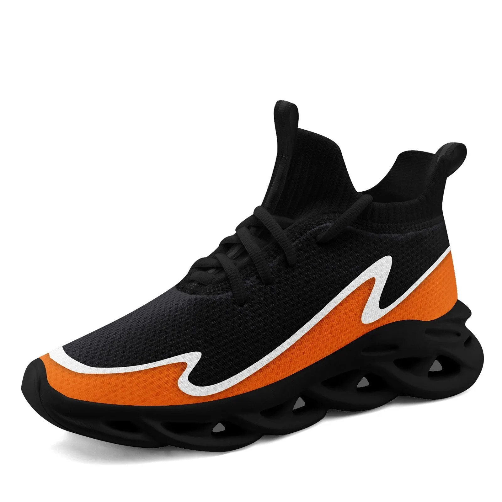Custom Dark Gray Orange Maxsoul Shoes Personalized Sneaker FN030A-E020011-6