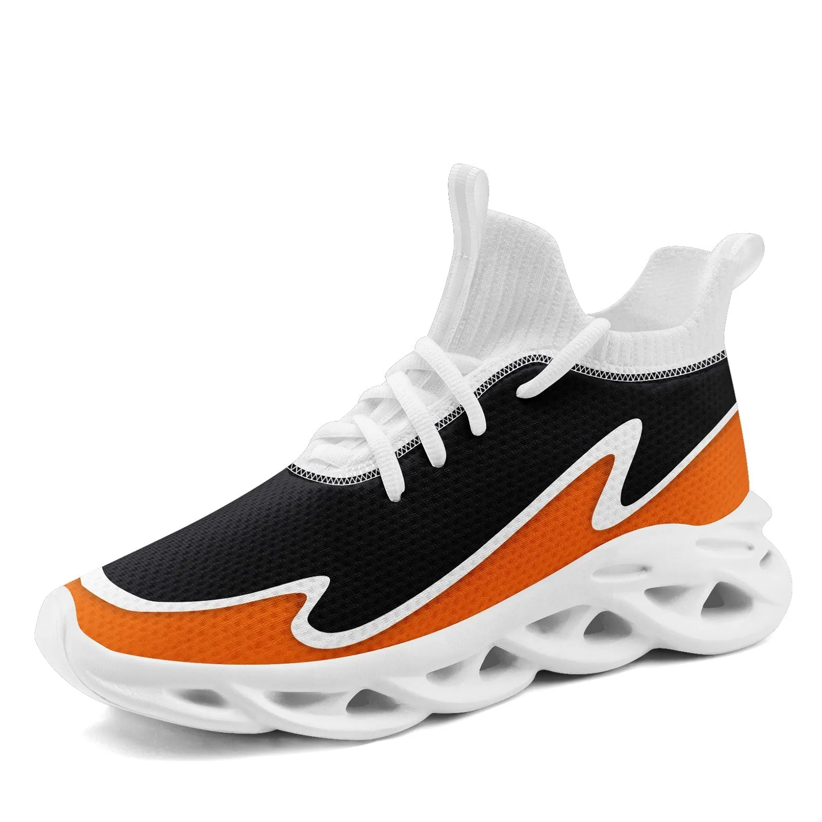 Custom Dark Gray Orange Maxsoul Shoes Personalized Sneaker FN030A-E020011-6