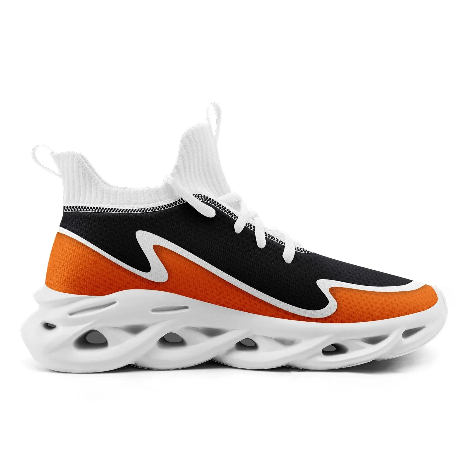 Custom Dark Gray Orange Maxsoul Shoes Personalized Sneaker FN030A-E020011-6