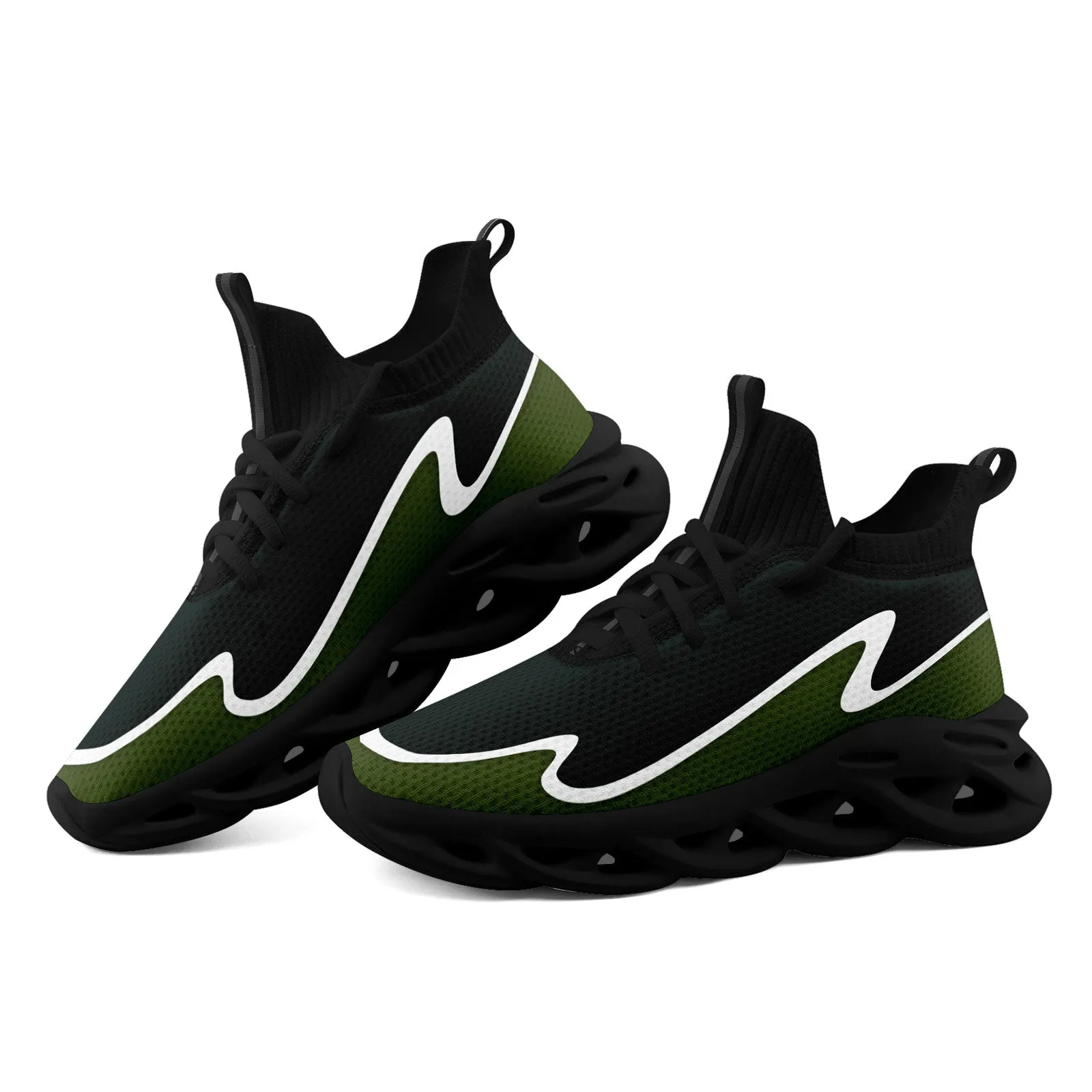 Custom Forest Green Maxsoul Shoes Personalized Sneaker FN030A-E020011-14