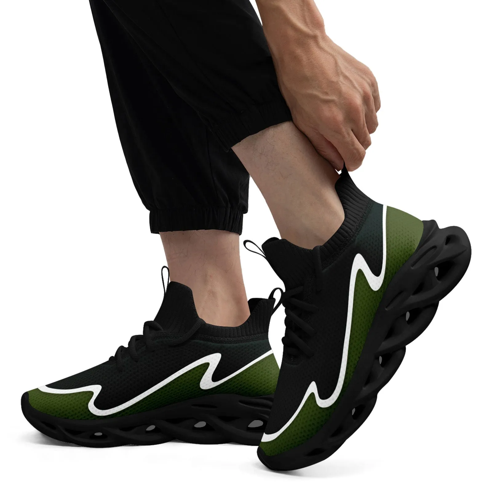 Custom Forest Green Maxsoul Shoes Personalized Sneaker FN030A-E020011-14