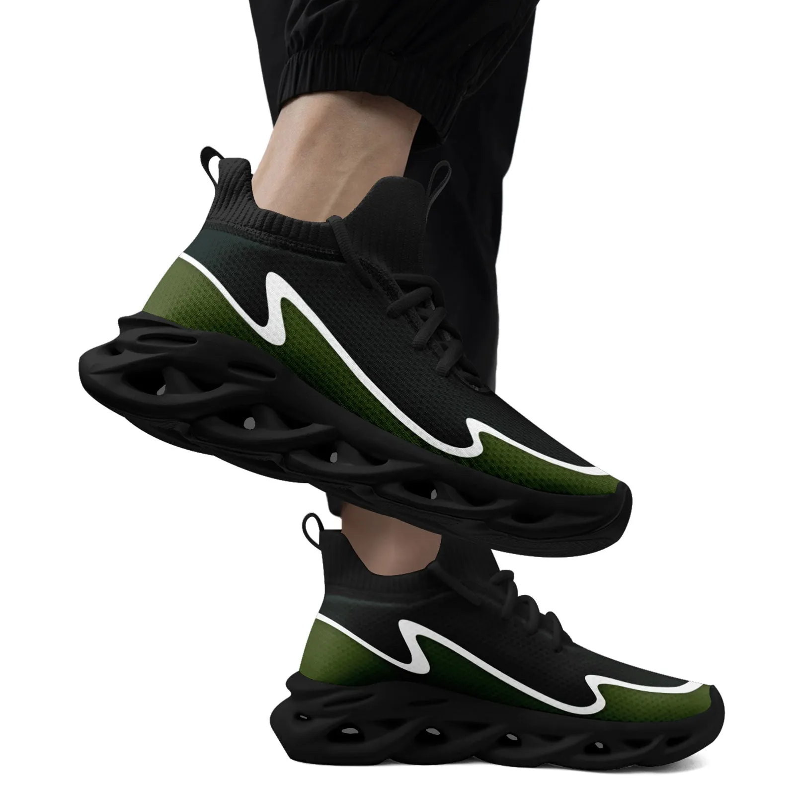 Custom Forest Green Maxsoul Shoes Personalized Sneaker FN030A-E020011-14