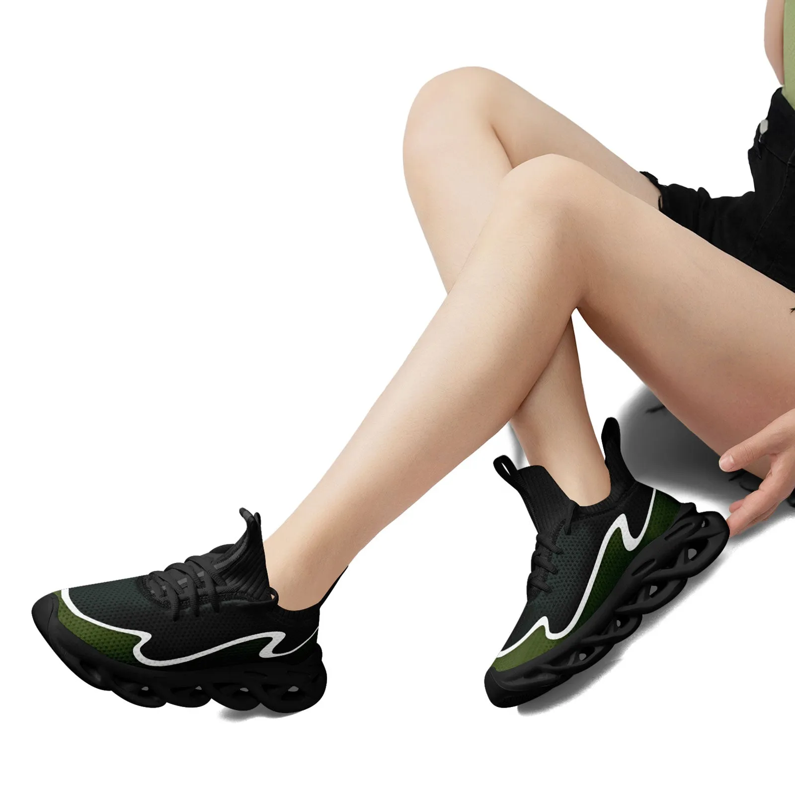 Custom Forest Green Maxsoul Shoes Personalized Sneaker FN030A-E020011-14