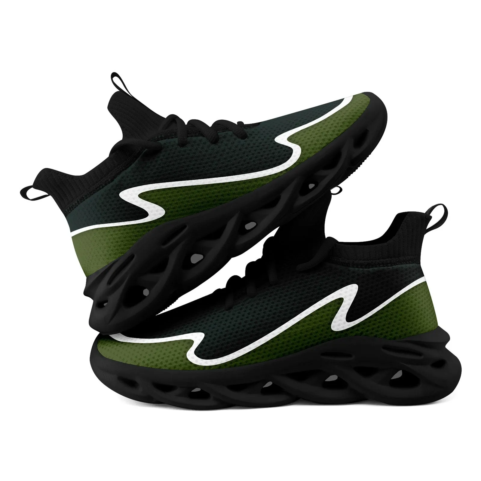 Custom Forest Green Maxsoul Shoes Personalized Sneaker FN030A-E020011-14